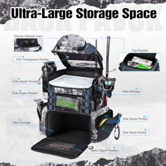 Piscifun hatchback main storage with removable board for adjustable space