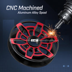 Piscifun ICX Frost aluminum spool profile with corrosion resistance for durable use