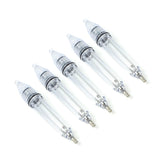 Piscorush 6.7 inch 5 piece white flash underwater fishing light