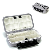 Piscorush Waterproof Tackle Box Grey – front view