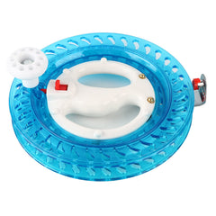 Pissente blue hollow-design reel for lighter handling during fishing