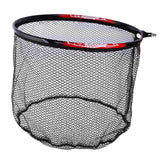 Pistro fishing landing net head with titanium frame, lightweight yet strong for rugged use.