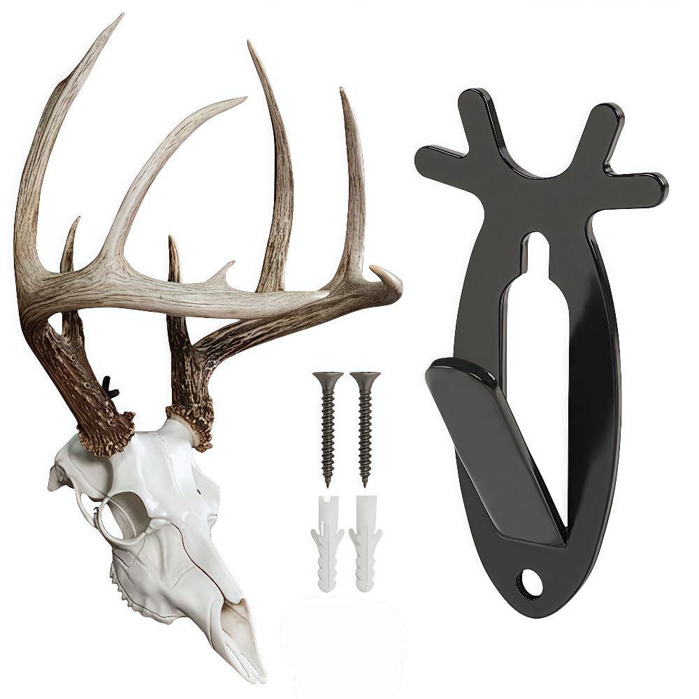 PIT66 European mount skull hanger for deer display on wall