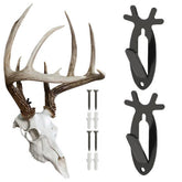 PIT66 European mount skull hanger mounted on wall for a secure deer display
