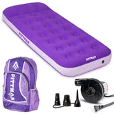 Pittman Outdoors AirBedz Kidmat Deluxe Twin Mattress offers roomy sleep space for kids.