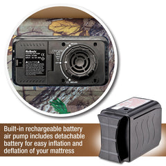 Pittman Outdoors AirBedz wheel-well inserts convert to standard mattress for home or tent use