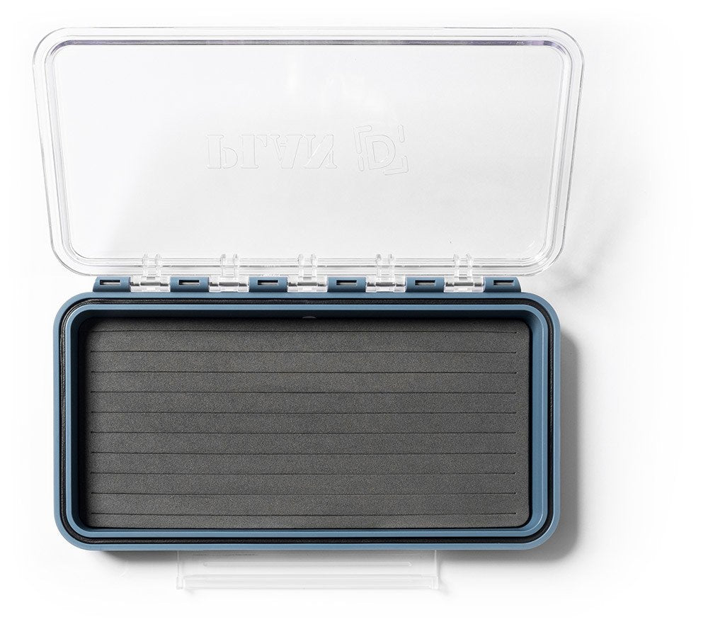 Plan D Pack Fly Box Standard front view shows durable, weather-resistant fly storage.