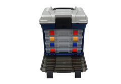 DuraView front cover and under-lid storage on Plano tackle box