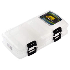 Plano 3450-23 double-sided tackle box with organized compartments for quick bait access.