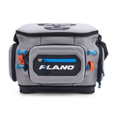 Plano Atlas 3700 tackle bag front view highlighting rugged EVA construction.