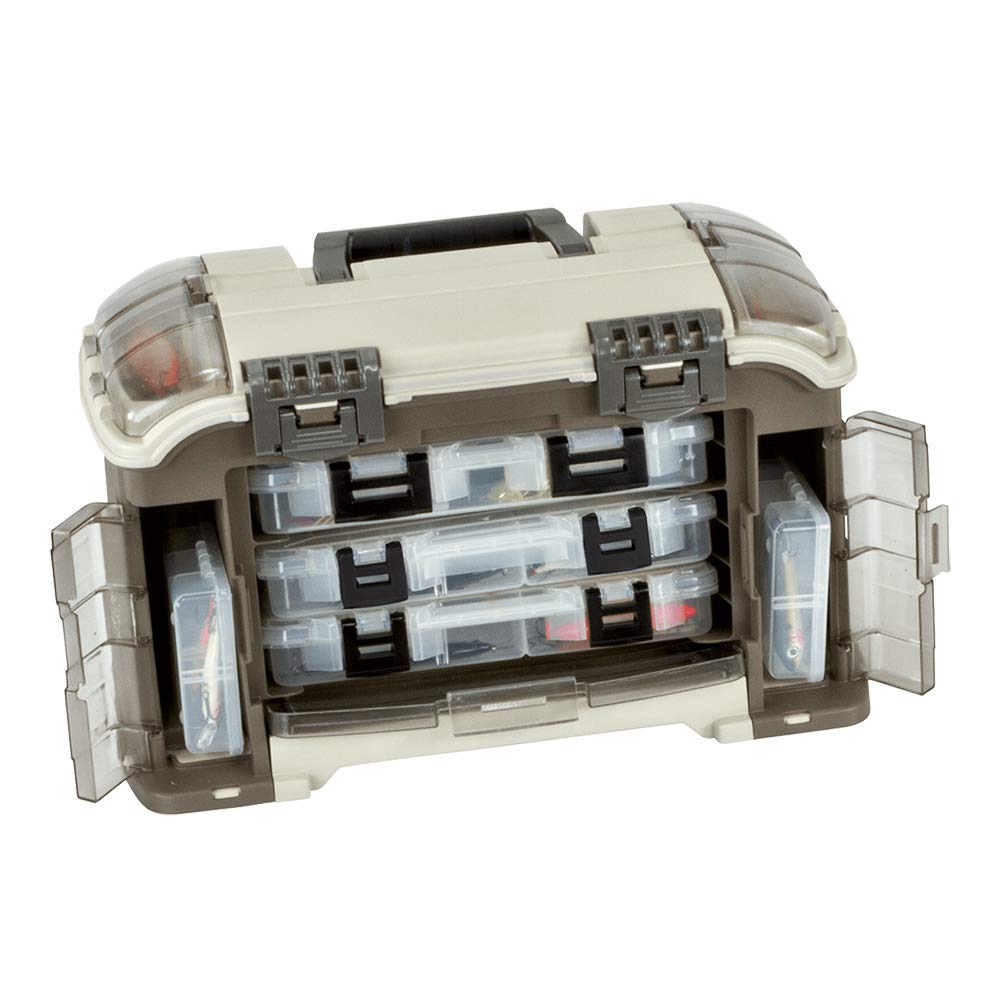Plano Elite Series angled tackle system front view for quick gear access.