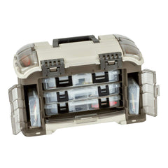Plano Elite Series angled tackle system front view for quick gear access.