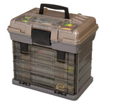Plano Guide Series StowAway 4-by Rack System tackle box with organized gear at hand