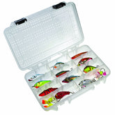 Plano Hydro Flo Box 43620-0 front view with easy-access tackle storage.