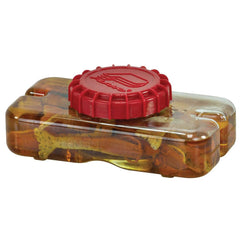 Plano Liqua bait storage bottle and grabber, clear view for quick access and organized tackle.