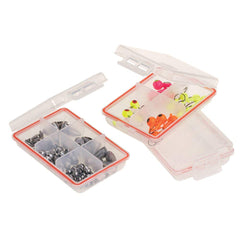 Plano small waterproof tackle boxes 3-pack in clear for dry storage of terminal tackle.