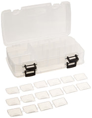 Plano Stowaway 3500-22 open compartments close-up for rapid organization.