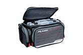 Plano Weekend Series 3600 tackle bag in gray shows compact, portable storage for on-the-go fishing