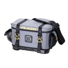 Plano Z-Series 3600 tackle bag showing waterproof base for stable deck storage