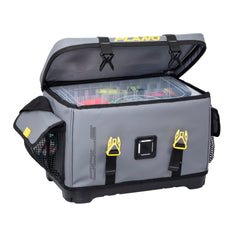 Plano Z-Series 3700 Tackle Bag base shows non-slip waterproof surface for steady on deck