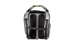 Plano Z-Series roll-top waterproof backpack open main compartment for organized storage.