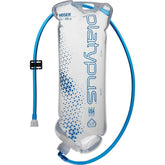 Platypus Hoser reservoir with hang loop for secure backpack carry.