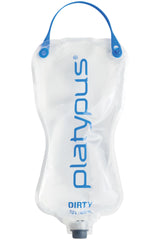 Platypus QuickDraw hollow fiber filter showcasing fast filtration on trail
