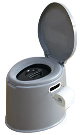 PLAYBERG portable toilet with removable bucket for easy waste disposal on trips