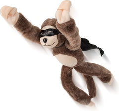 Playmaker Toys Flying Screaming Flingshot monkey launch demonstrates long-range launch for backyard play.