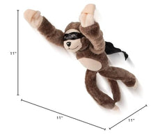 Playmaker Toys Plush Monkey Screaming Airborne shows interactive fun and safe indoor play.