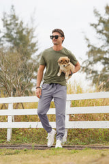 PLEPAN men's cargo joggers front pockets reinforced for secure items during workouts
