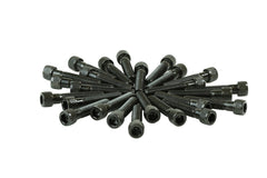 PLESIU Driftless bolts for 2-inch holds with 3/8-16 socket cap screw securing indoor climbing walls