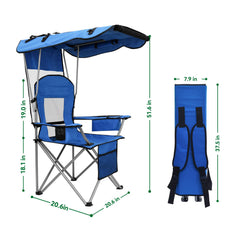 PLKO light-blue camping chair foldable design for easy transport.