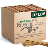 Plow & Hearth Fatwood fire starter sticks in packaging for easy ignition