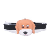 plplaaoo cute dog headlamp front view for kids' nighttime adventures