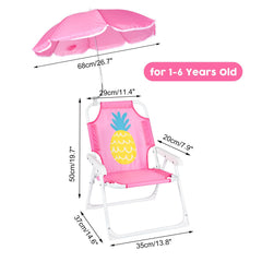 PLULON toddler chair with oxford fabric and metal frame for durability.