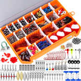 PLUSINNO 263-piece fishing tackle kit with tackle box