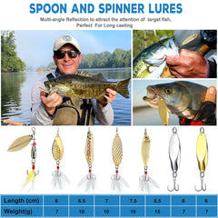 Assorted soft plastic worms and hooks