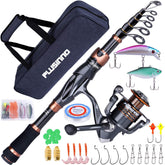 PLUSINNO Bronze Warrior rod extended enables longer casts and versatile freshwater fishing.