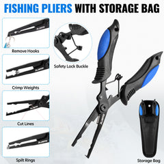 Telescoping landing net fully extended to 6.56 ft
