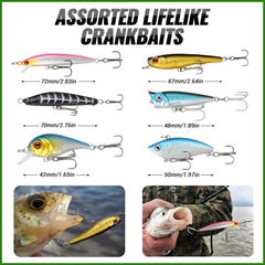 Plastic worms assortment for fishing