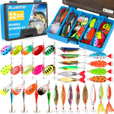 PLUSINNO spinner lures kit with copper body and blade
