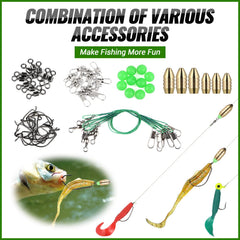 Spinnerbaits and topwater lures in display