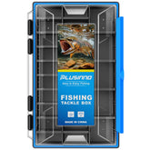 PLUSINNO fishing tackle box front view