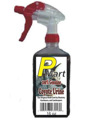 Pmart Coyote Urine 16 oz EZ Trigger spray bottle for outdoor deterrence