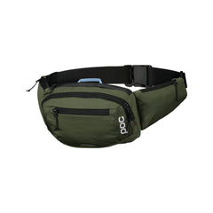 POC Lamina Hip Pack Epidote Green pocket for large phones with water-resistant zipper.
