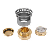POENVFPO alcohol stove windproof design for steady outdoor cooking