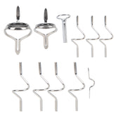POENVFPO Fly Rod Set 11pcs kit for on-the-go fishing repairs