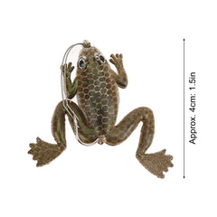 POENVFPO Frog Lure high resolution body texture reflects natural movement