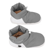 POENVFPO heated slippers showing temperature control for customizable warmth